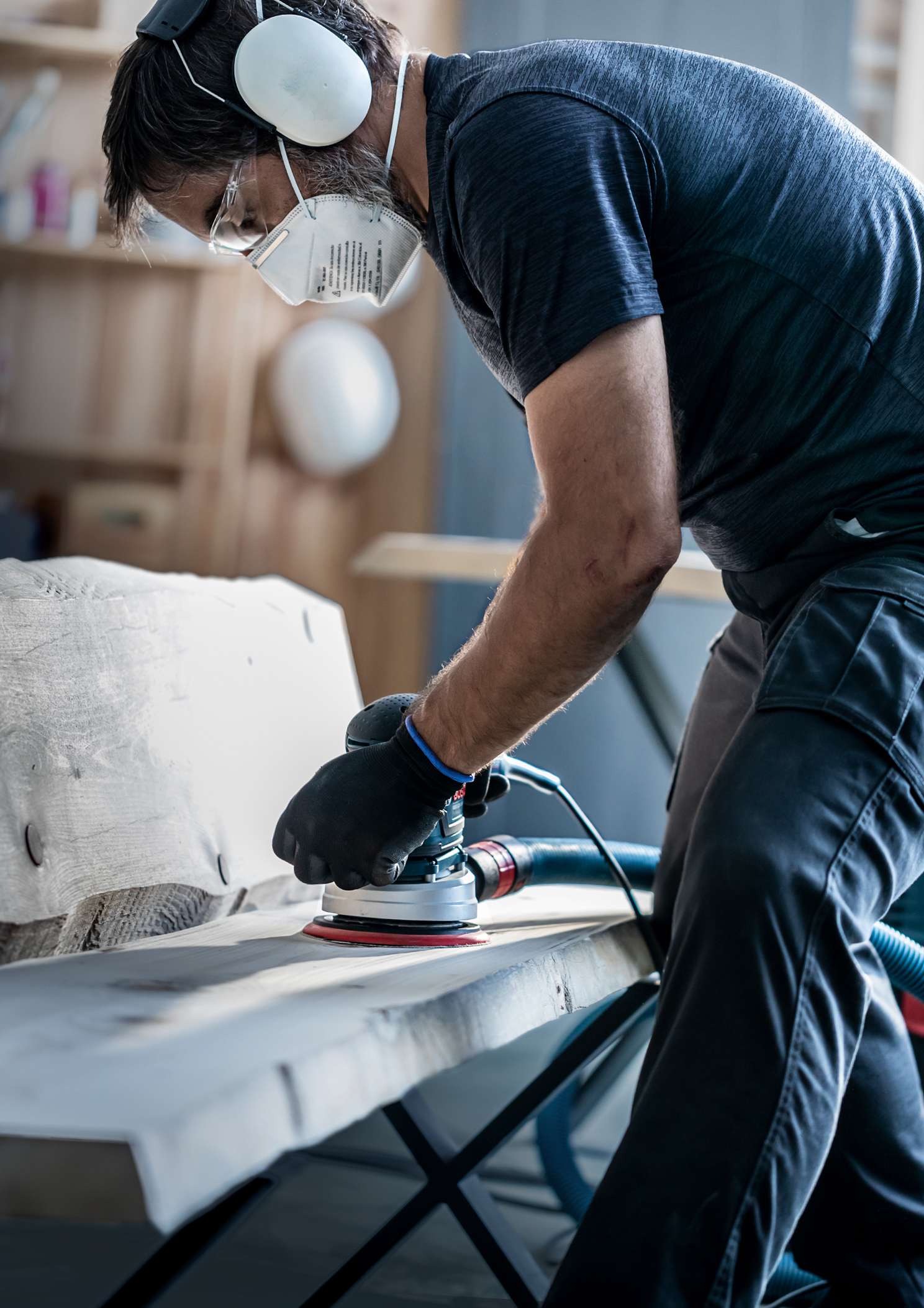 Bosch EXPERT M480 Ağ Zımpara 150mm 80 Kum 5'li - Resim 3