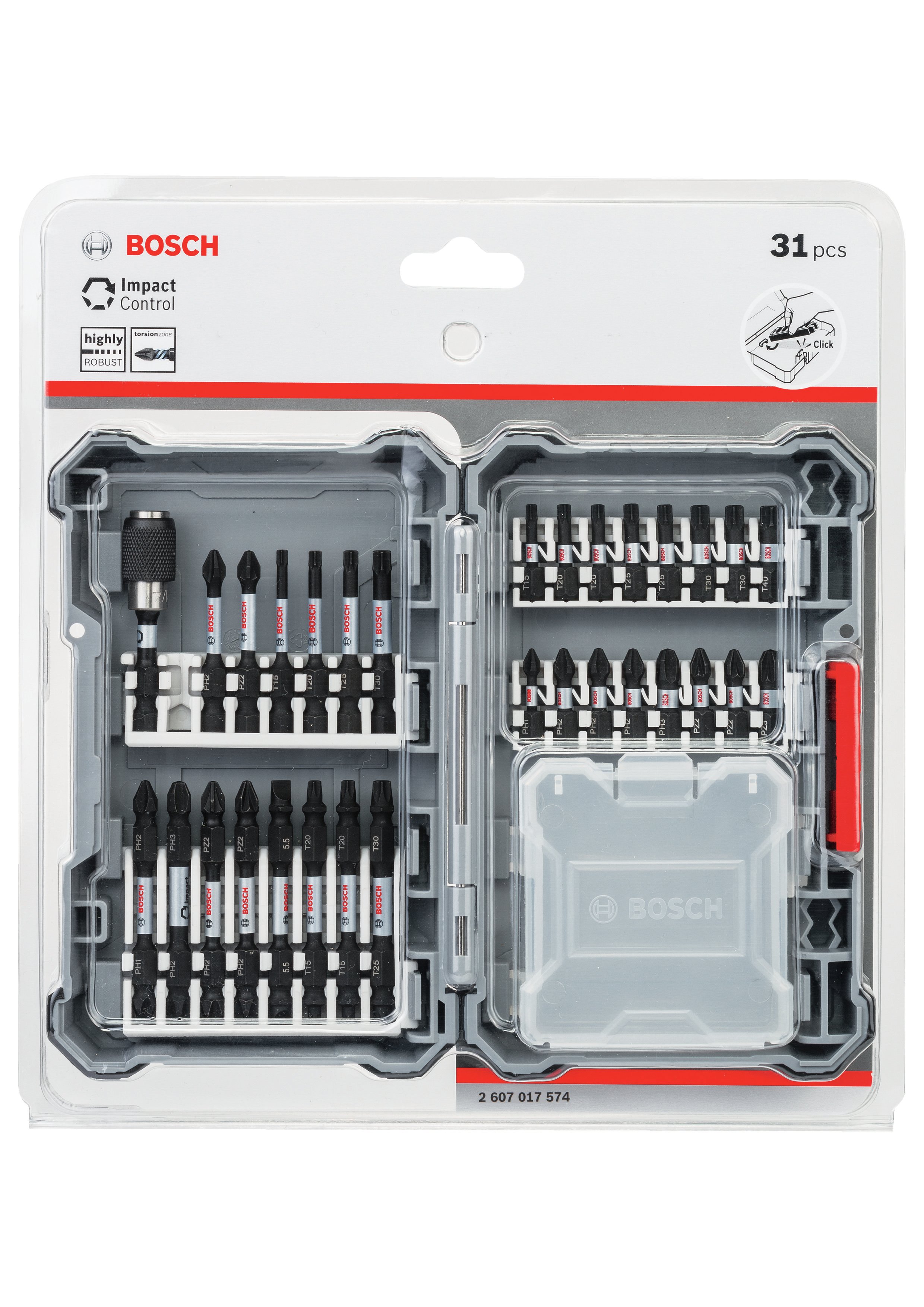 Bosch 31 Parça Vidalama Ucu Seti - Resim 2