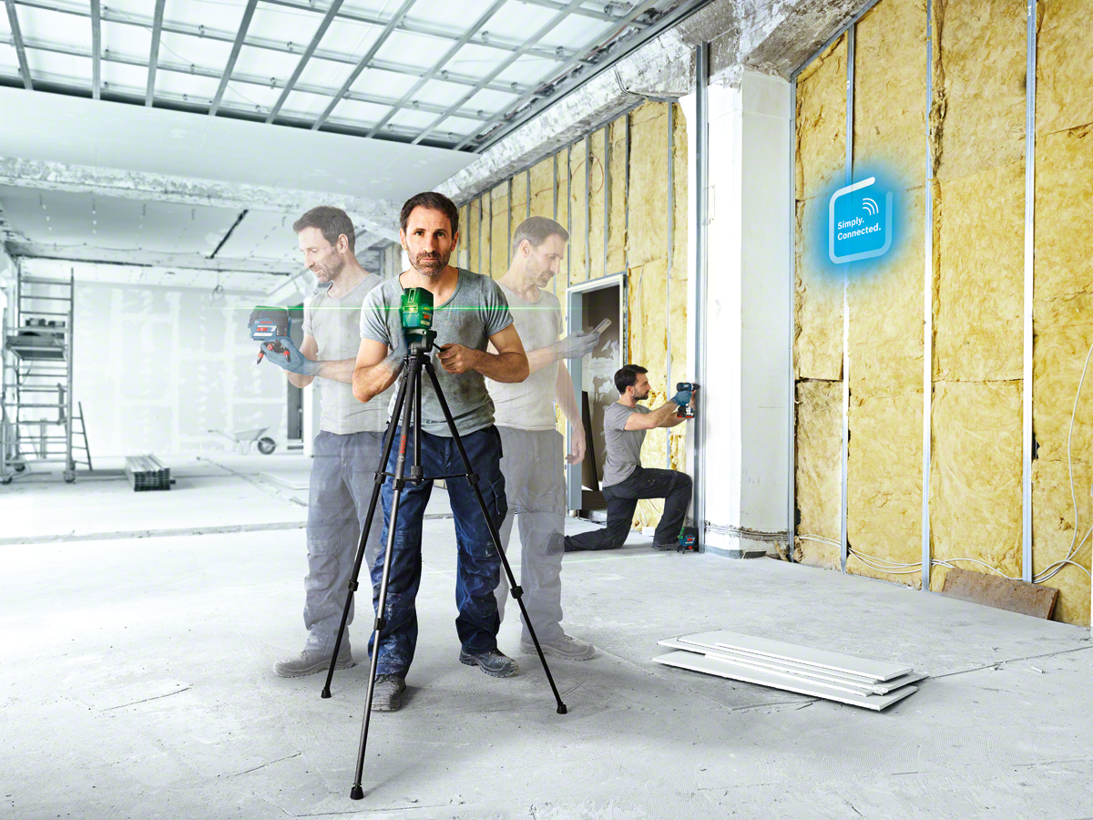 Bosch GCL 2-50 CG Çapraz ve Noktasal Lazer - Resim 3
