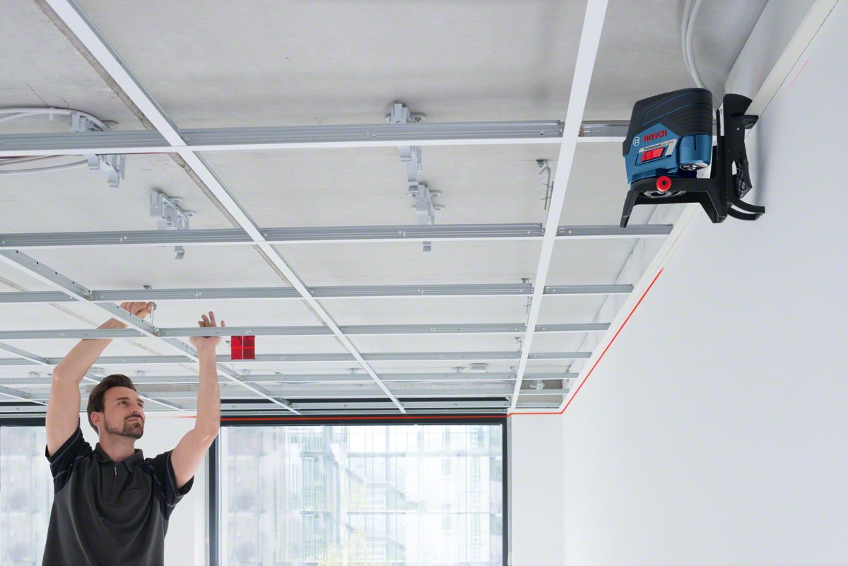 Bosch GCL 2-50 C +RM2 + BT150 Çapraz ve Noktasal Lazer - Resim 3