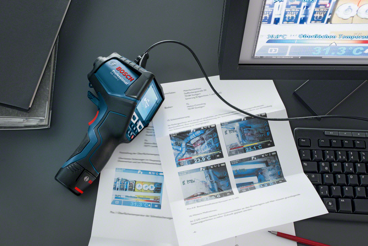 Bosch GIS 1000 C Professional Isı ve Nem Dedektörü - Resim 3