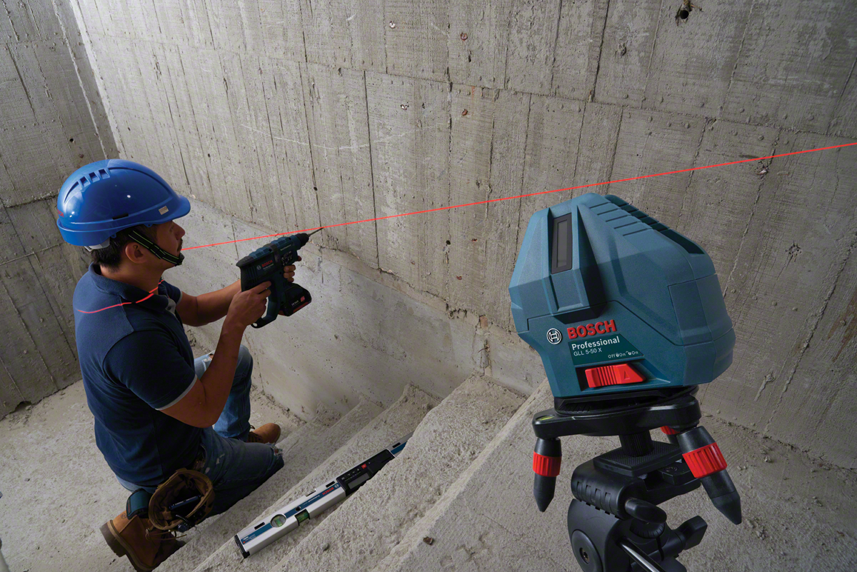 Bosch GLL 5-50 X Çapraz Çizgi Lazeri - Resim 3