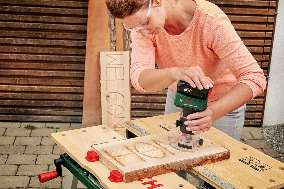 Bosch AdvancedTrimRouter 18V-8 Akülü Freze Makinesi - Resim 3