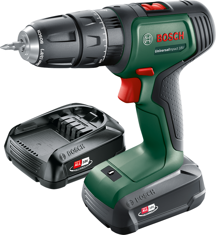 Bosch UniversalImpact 18 Çift Akülü Darbeli Delme Vidalama Makinesi (2 x 1,5Ah) - Resim 2