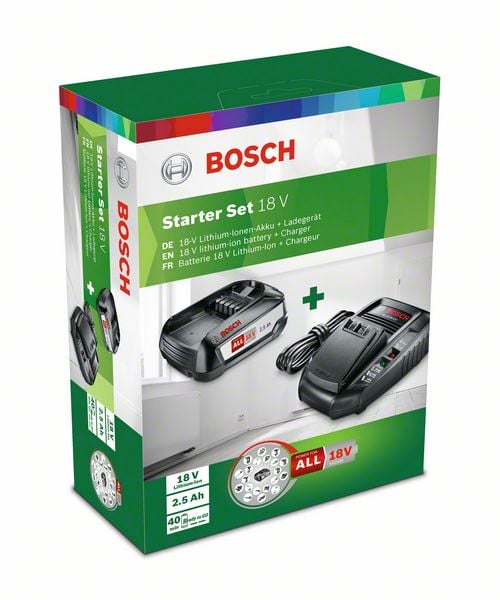 Bosch Başlangıç seti 18 V (2.5Ah + AL 1830 CV) - Resim 4