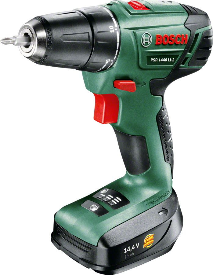 Bosch PSR 1440 LI-2 Akülü Vidalama Makinesi - Tek Akü - Resim 3