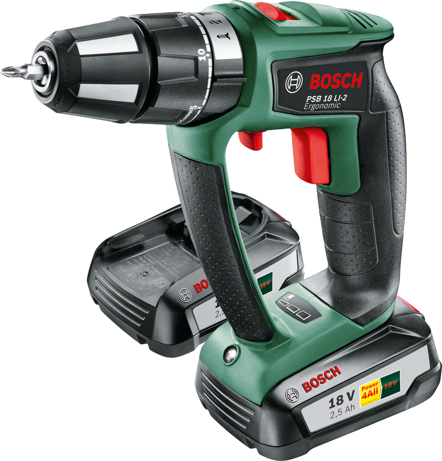 Bosch PSB 18 LI -2 Lityum İyon Akülü Darbeli Delme/Vidalama Makinesi - Resim 2
