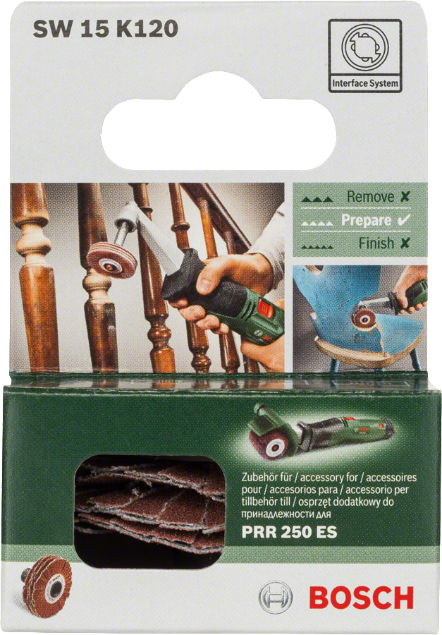 Bosch PRR 250 ES Esnek Rulo Zımpara Aksesuarı - Resim 4