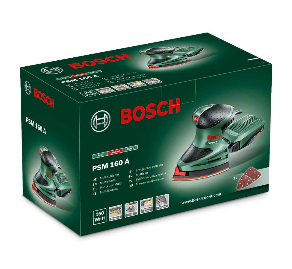 Bosch PSM 160 A MULTI Zımpara Makinesi - Resim 2
