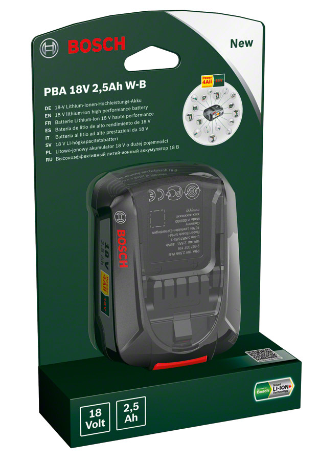 Bosch Akü paketi PBA 18V 2.5Ah W-B - Resim 4
