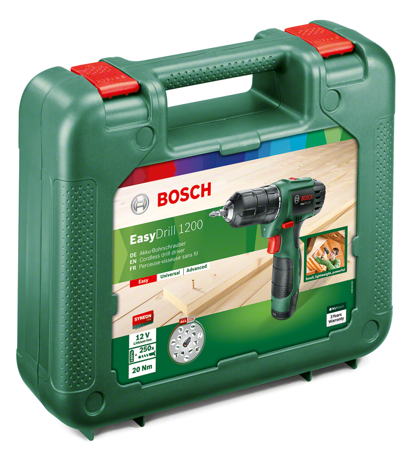 Bosch Easy Drill 1200 Tek Akülü Delme Vidalama Makinesi (1 x 1,5 Ah) - Resim 2