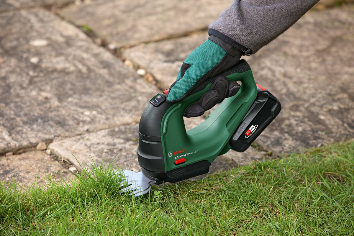 Bosch AdvancedShear 18V-10 Akülü Çim Biçme Makası - Resim 3